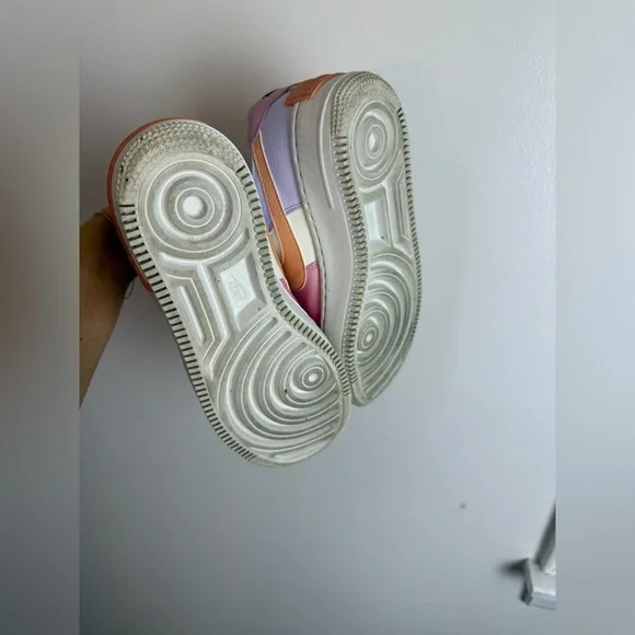 Nike Wmns Air Force 1 Shadow 'Orange Chalk Pink Glaze' 8 - Picture 10 of 11